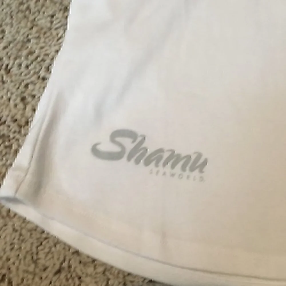 Girls size xlarge white Shamu Sea World polo